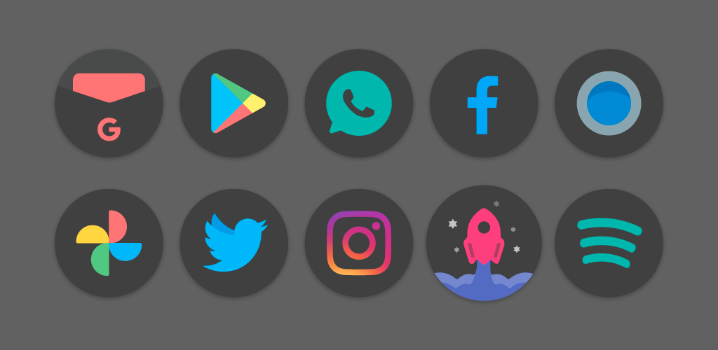 Black Pie – Icon Pack