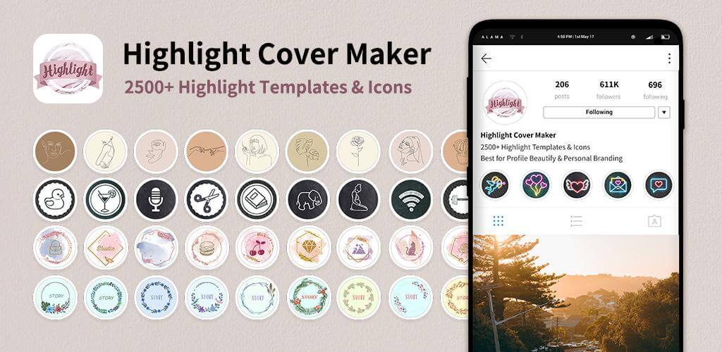 Highlight Cover &#038; Logo Maker for Instagram Story