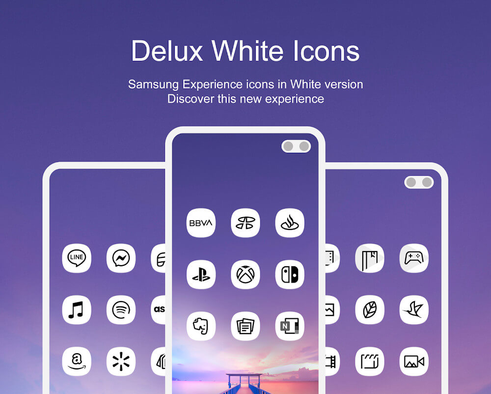 Delux White – Icon Pack