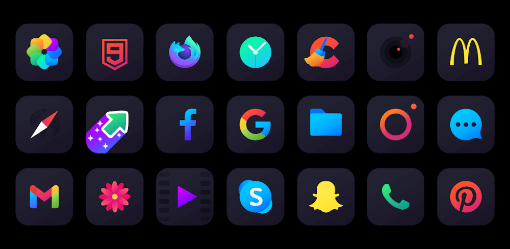 Nova Dark Icon Pack