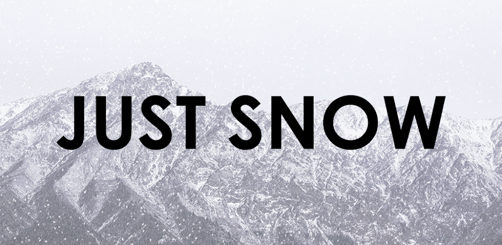 Just Snow &#8211; Photo Effects