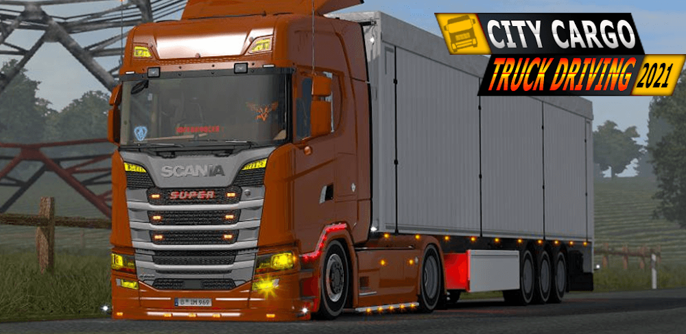 Real City Cargo Truck Driving