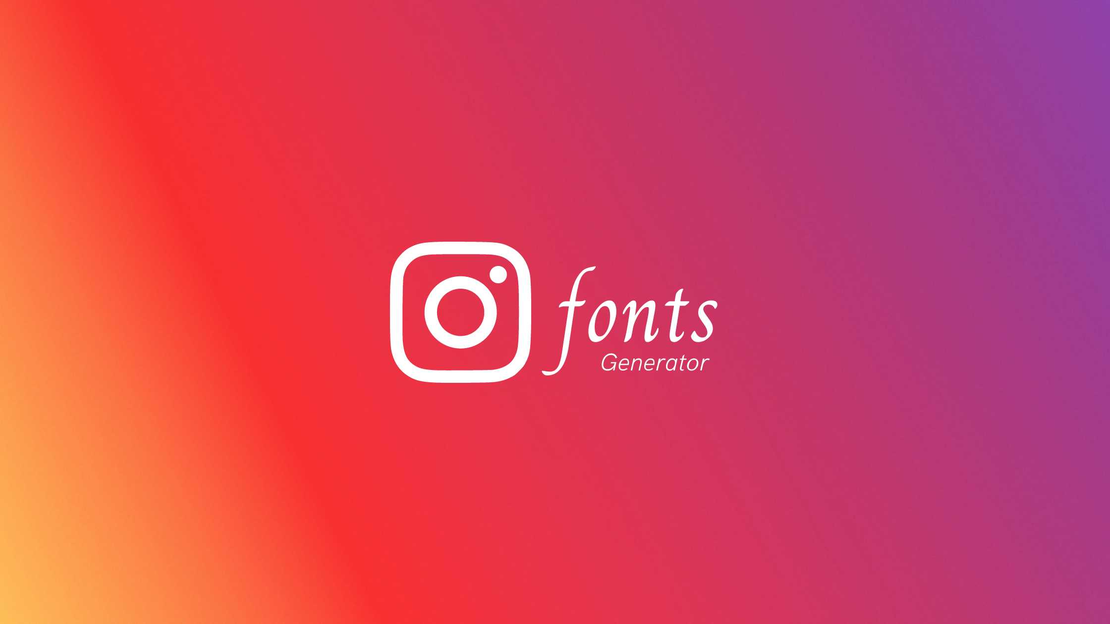 Fonts for Instagram