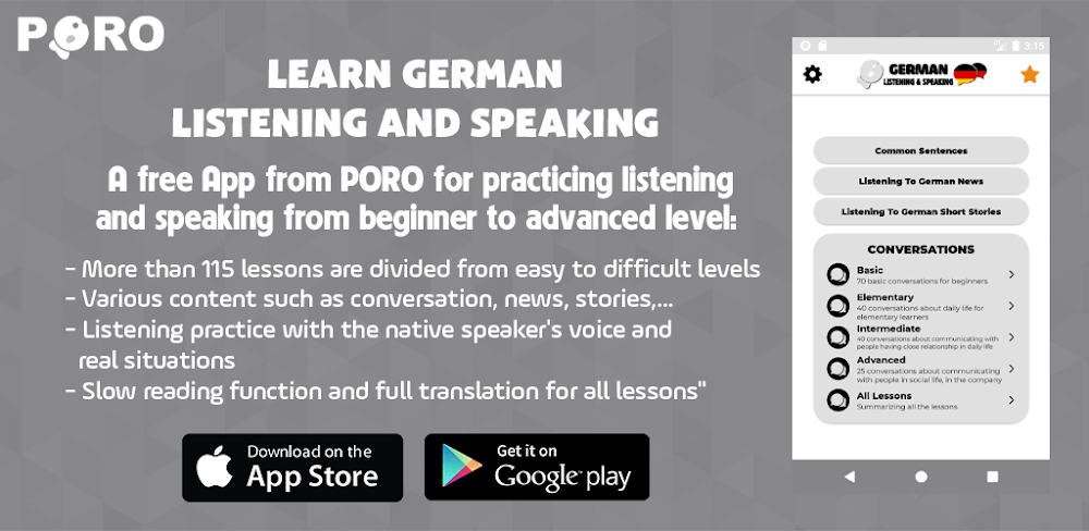 Learn German &#8211; Listening And Speaking